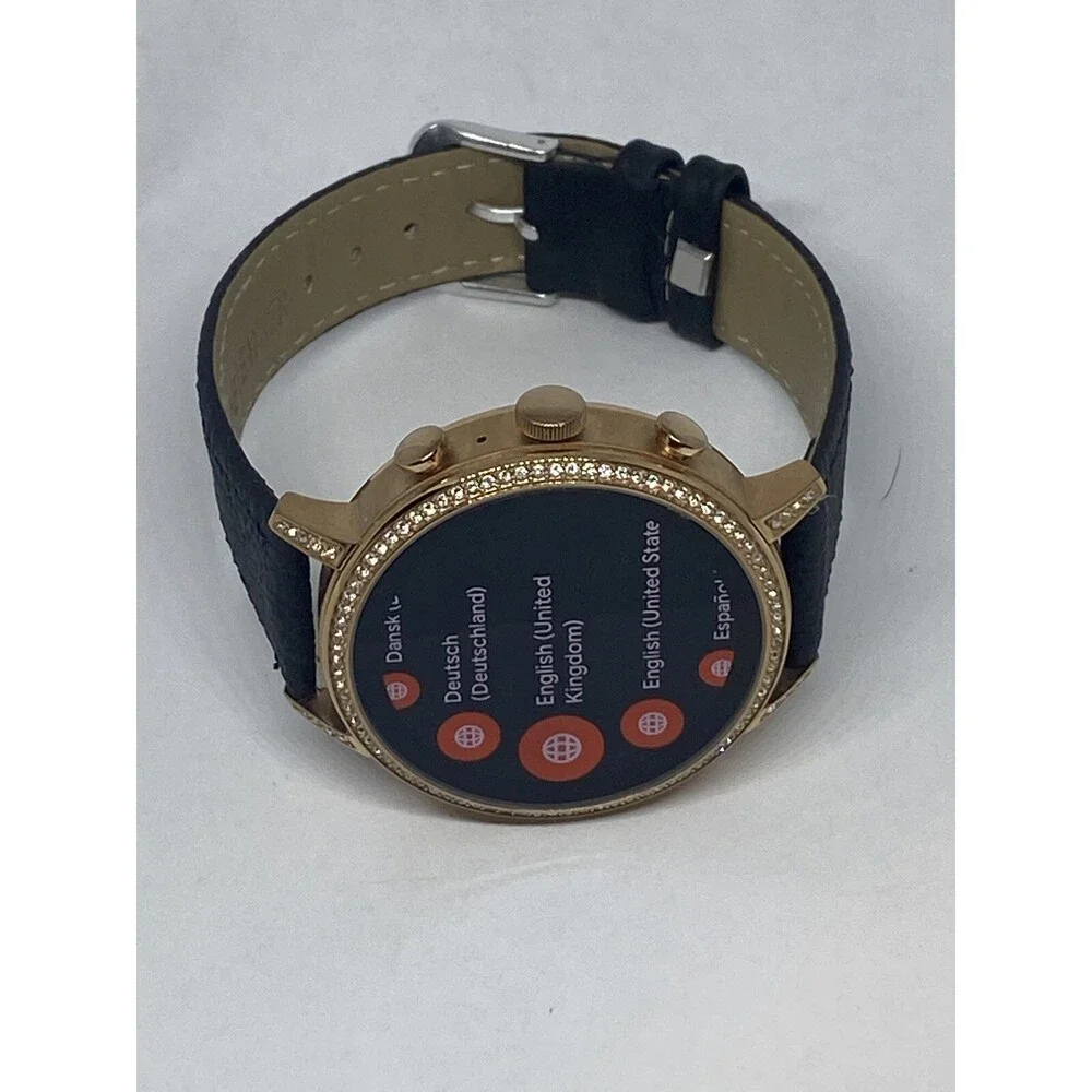 Fossil Gen 4 Authentic Digital Dial Smart Watch Custom Band FTW6015 DC139